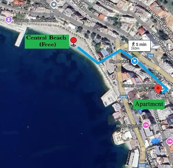 Ionian Sea View Apartment Sarandë