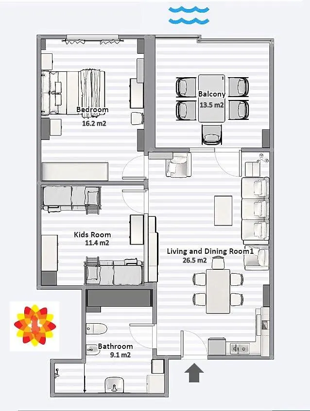 Ionian Sea View Apartment Sarande
